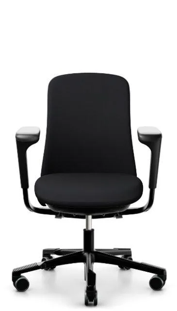 Håg SOFI 7200 -työtuoli, keskikorkea selkänoja, musta
