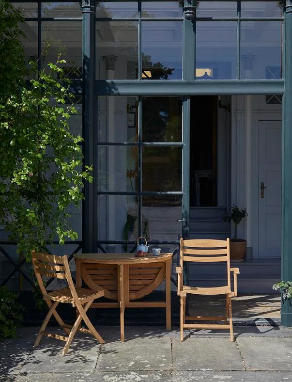 Fritz Hansen SELANDIA -armchair with cushion, dark blue - Image 4