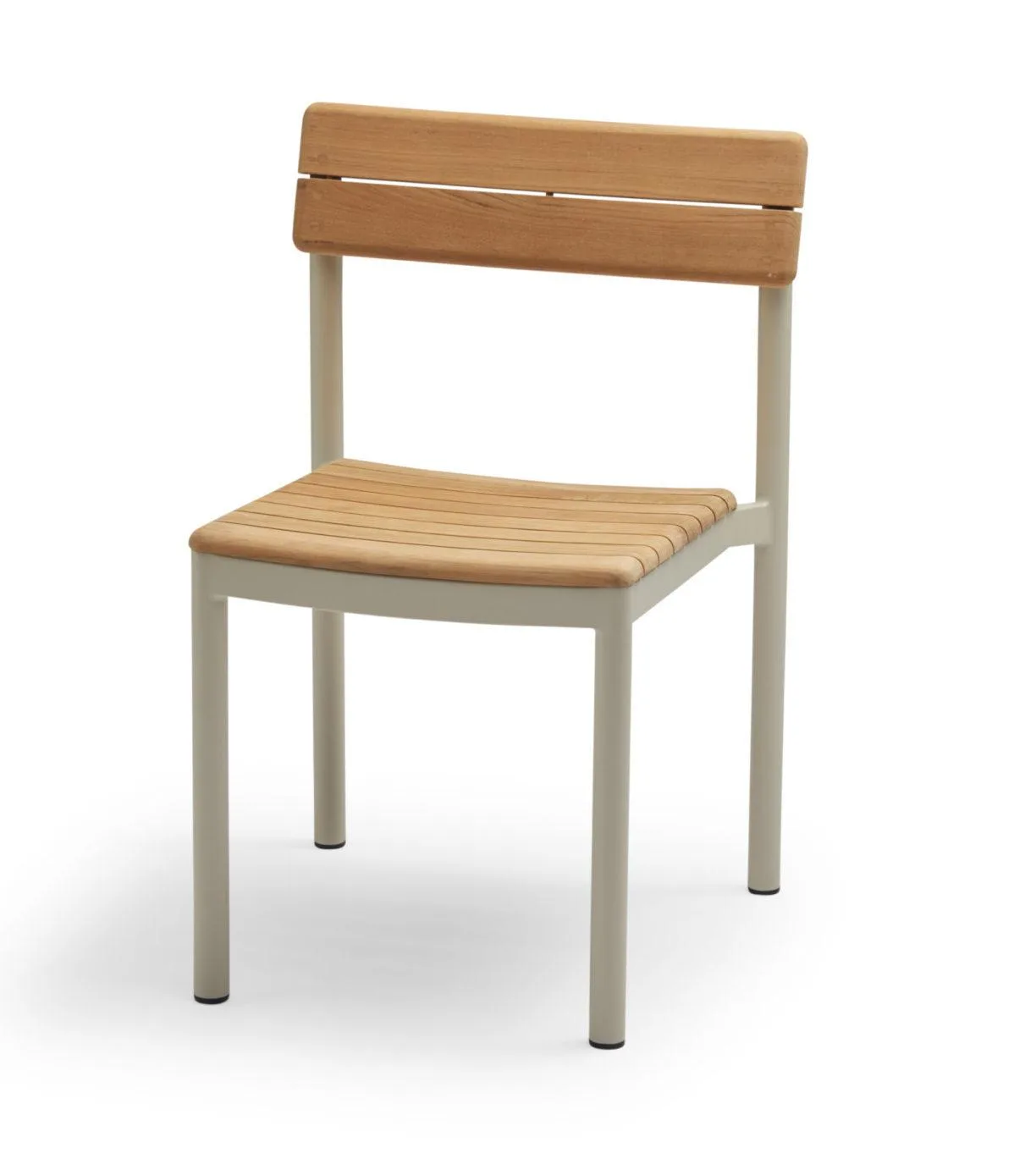 Fritz Hansen PELAGUS -chair, light ivory/teak