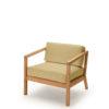 Fritz Hansen VIRKELYST armchair, honey yellow