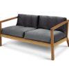 Fritz Hansen VIRKELYST 2-seater sofa, charcoal