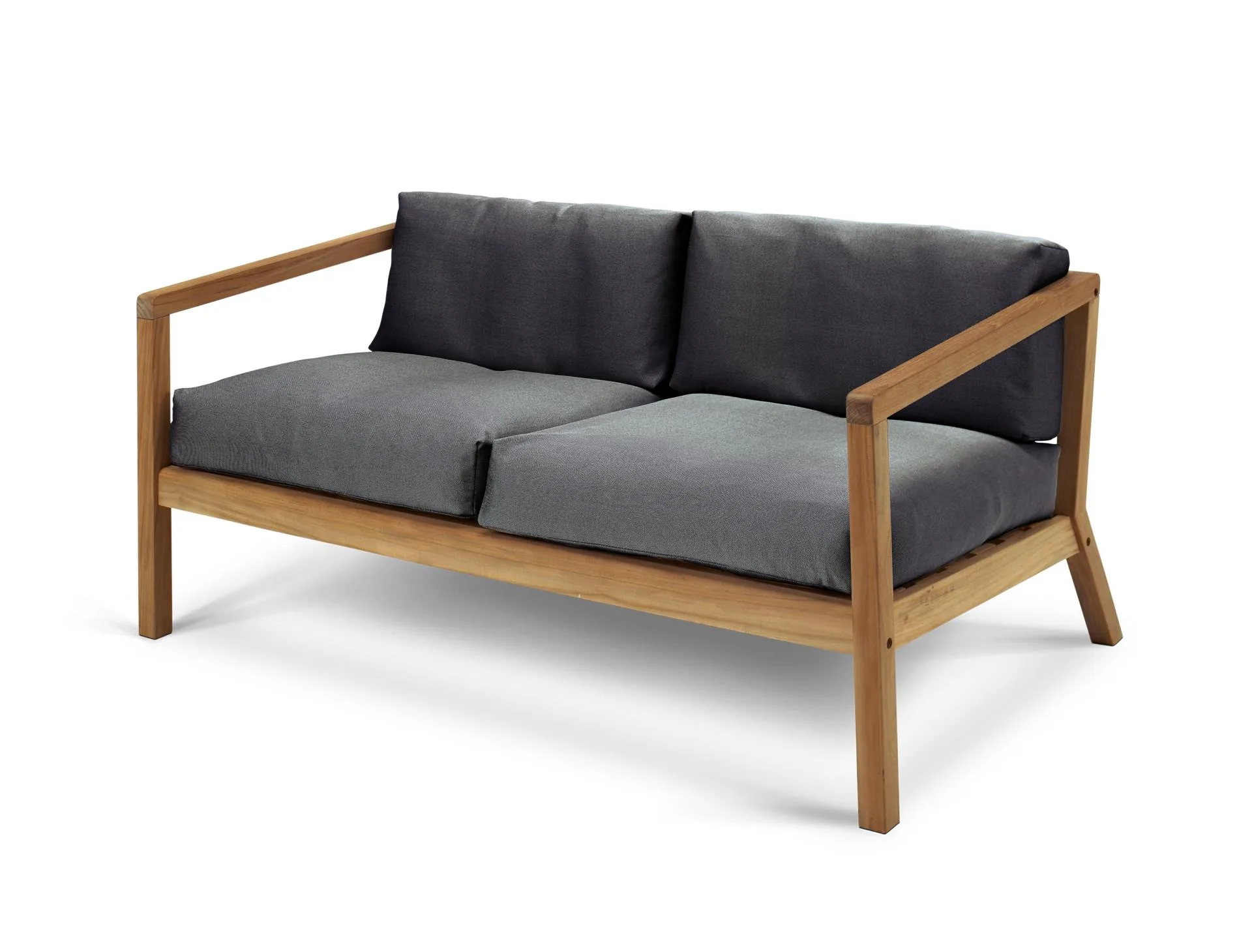 Fritz Hansen VIRKELYST 2-seater sofa, charcoal