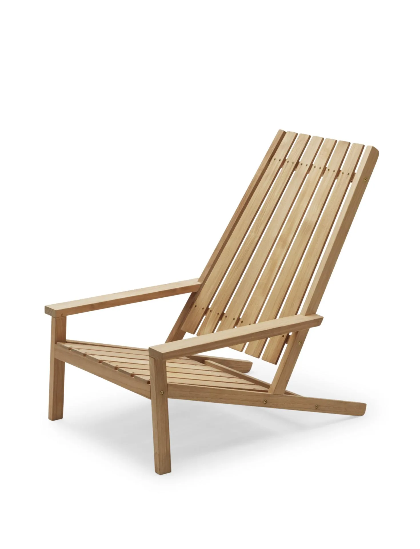 Fritz Hansen BETWEEN LINES -deck chair with cushion, charcoal - Image 2