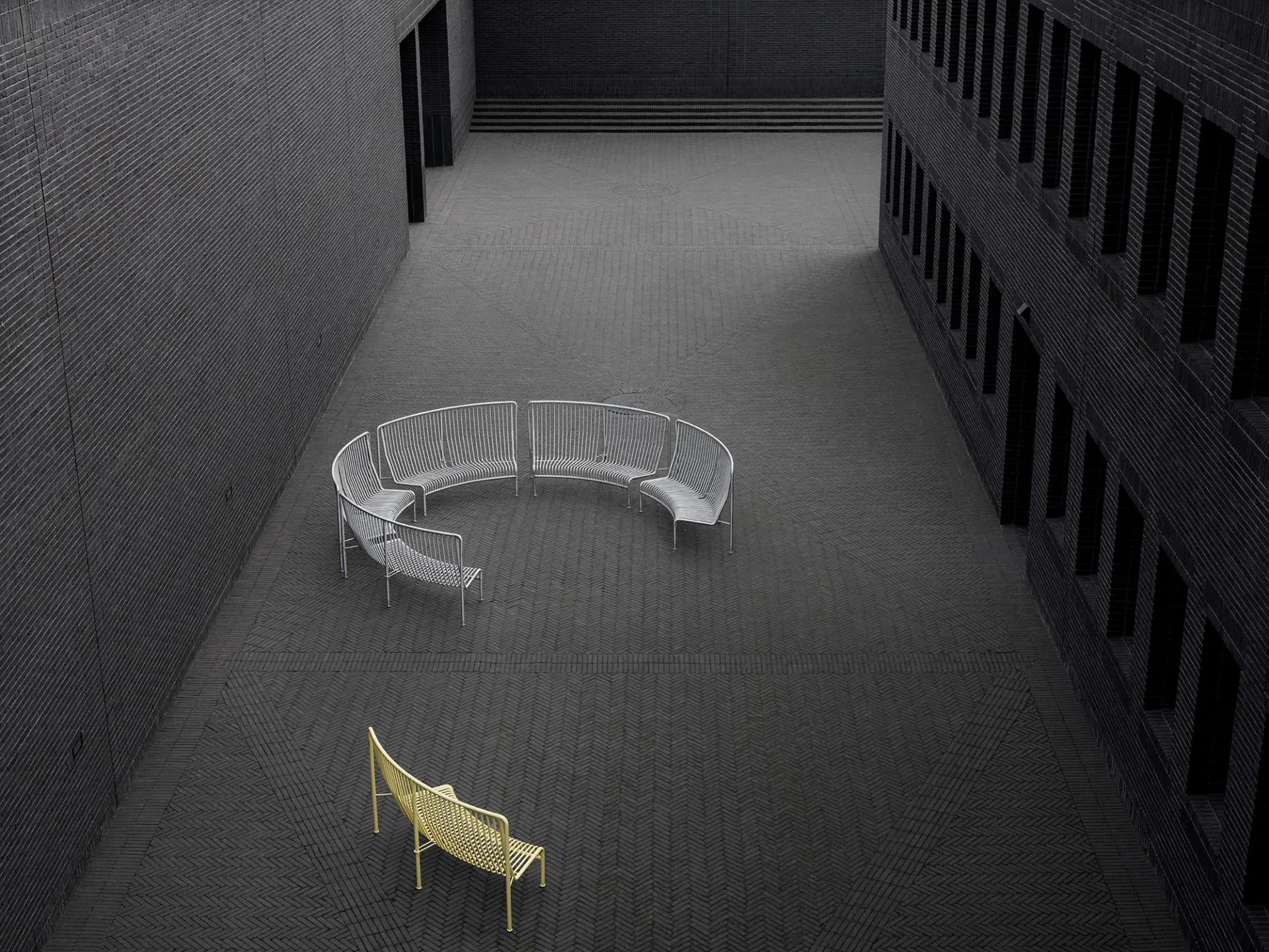 Massproductions ROADIE -penkki, kermanvalkoinen - Image 4