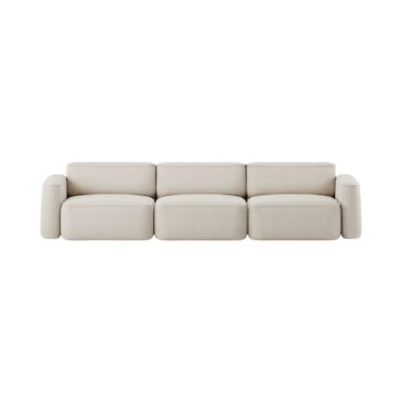 Massproductions PATCH 3-seater sofa