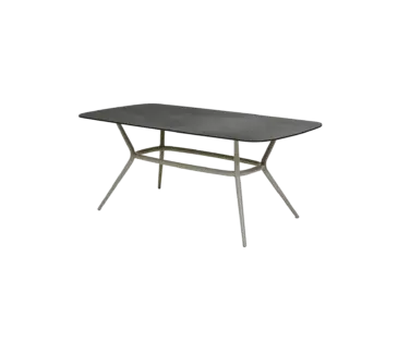 Cane-line JOY -ruokapöytä 180x90 cm, taupe/tummanharmaa HPL