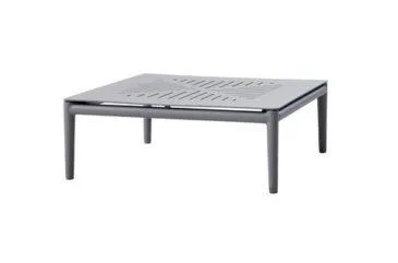 Cane-line CONIC coffee table, light grey