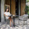 Cane-line OCEAN chair with cushions, taupe / light brown - Image 4