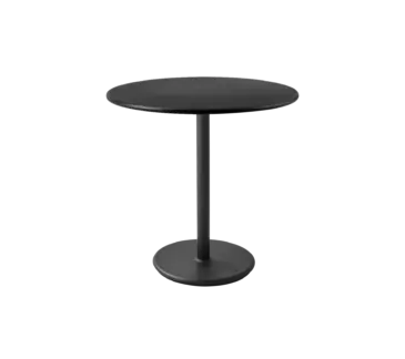 Cane-line GO -café pöytä, Ø80 cm, tummanharmaa alumiini