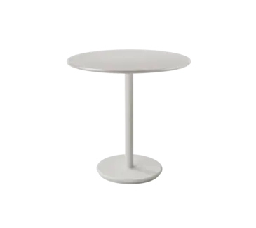 Cane-line GO café table, Ø 80 cm, white
