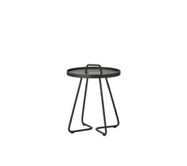 Cane-line ON-THE-MOVE -sivupöytä mini, musta