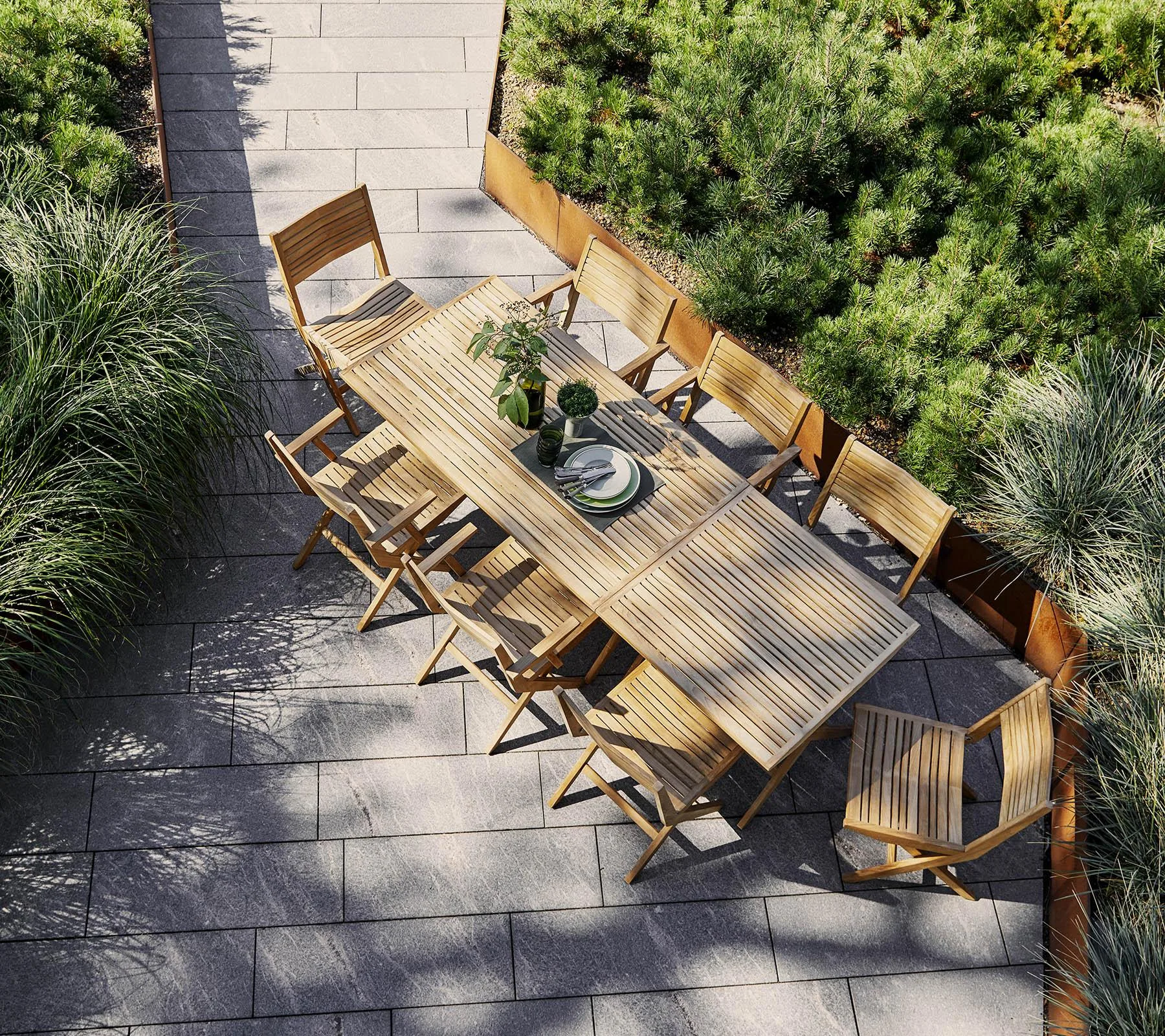 Cane-line FLIP -folding table 80x80 cm - Image 5