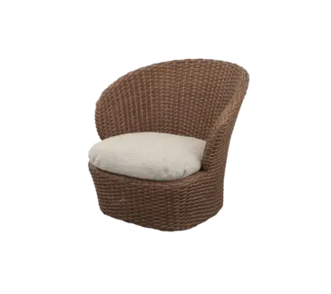 Cane-line COAST lounge chair, swivel base