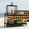 Cane-line FRAME shelving system, low, dark grey - Image 2