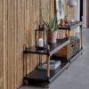 Cane-line FRAME shelving system, low, dark grey - Image 5