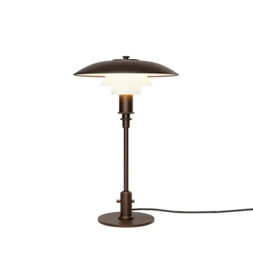 Louis Poulsen PH 3/2-pöytävalaisin, aged brass