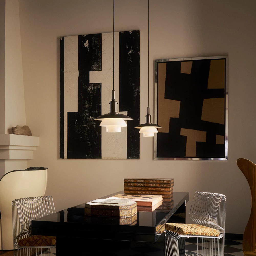 Louis Poulsen PH 3/3 pendant, aged brass - Image 2