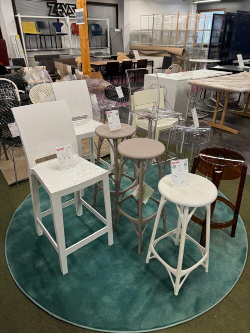 Kartell CHARLES GHOST -baarijakkara 75cm, kirkas, outlet - Image 2