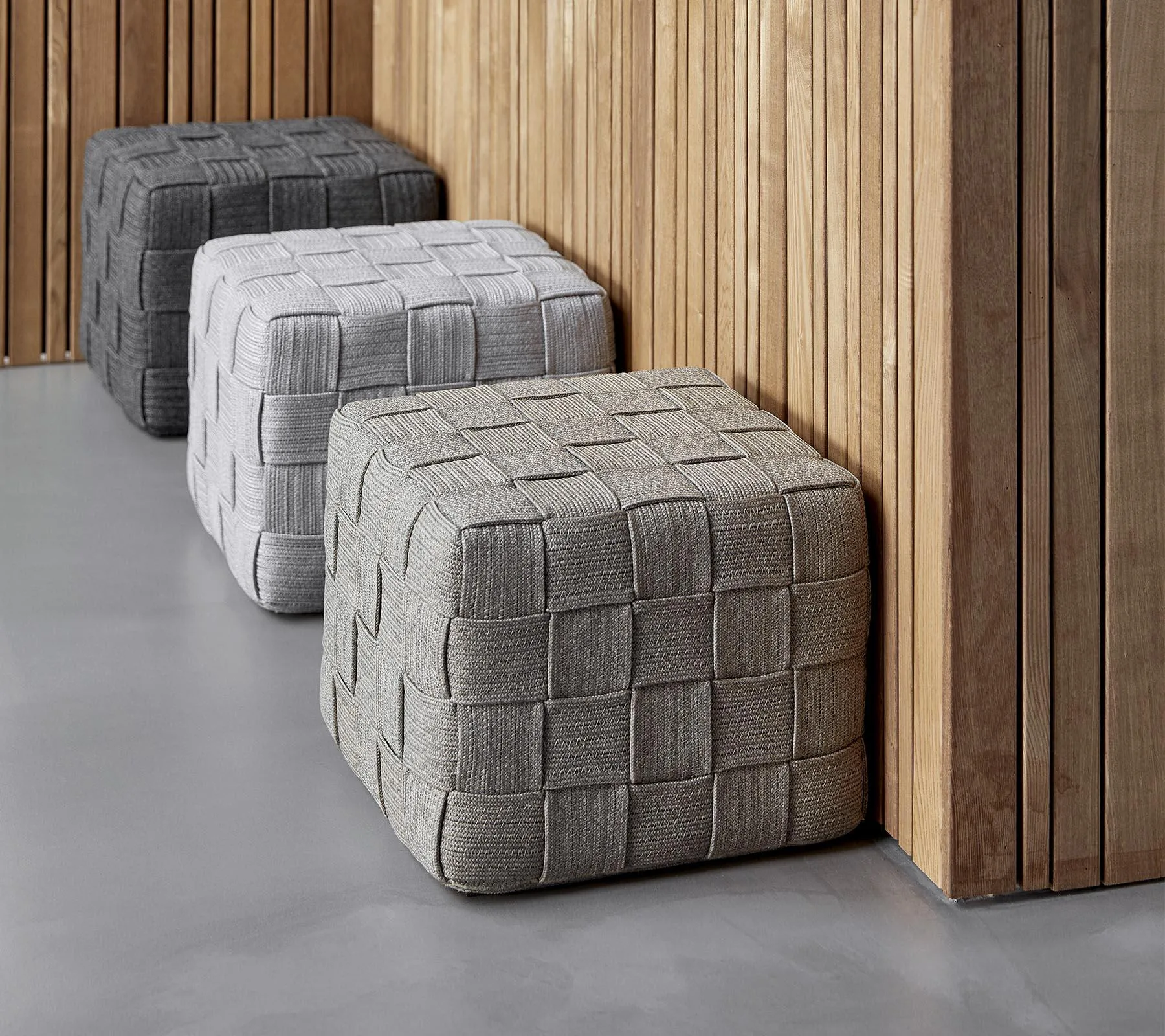 Cane-line CUBE -footstool, taupe - Image 6