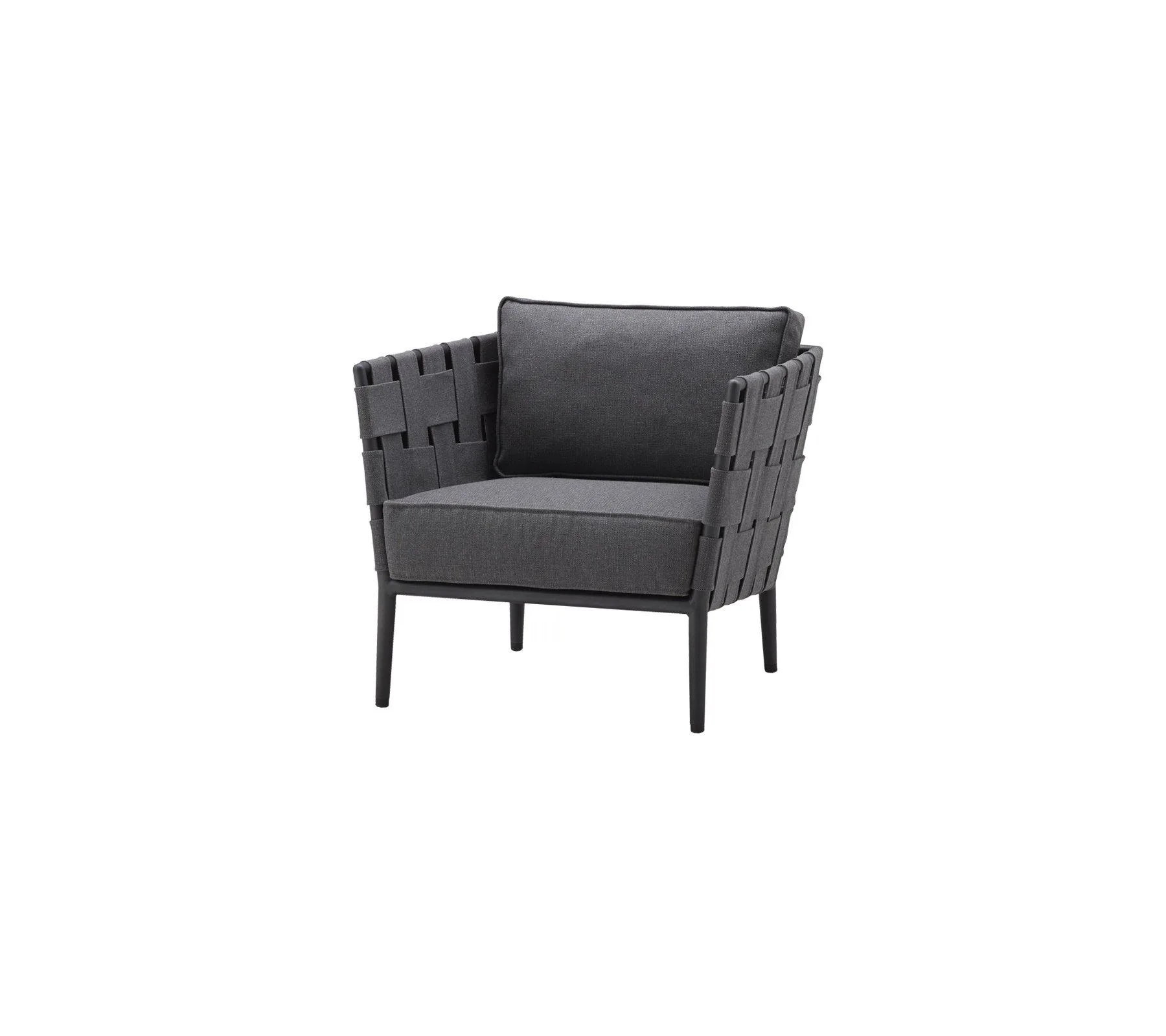 Cane-line CONIC -nojatuoli, tummanharmaa