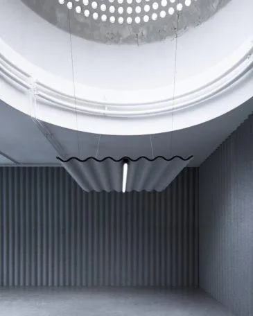 Abstracta SCALA -akustiikkapaneeli, kattokiinnitys