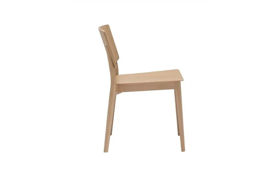 Andreu World HAPPY chair, oak SI0374 - Image 2