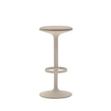 Andreu World HULA barstool 76 cm, upholstered seat, sand BQ2795