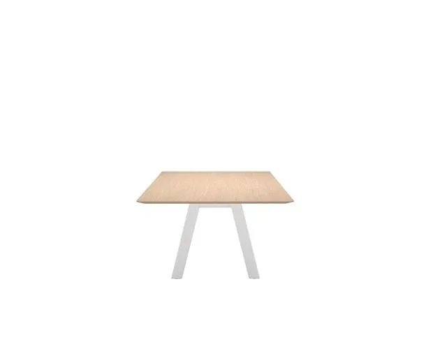 Andreu World RADIAL CONFERENCE table, oak/white ME9072 - Image 2
