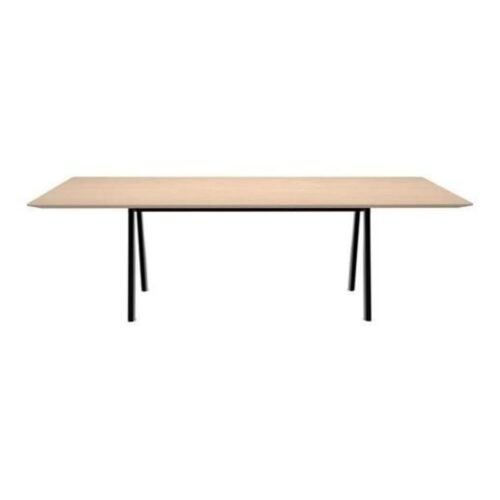 Andreu World RADIAL CONFERENCE table, oak/black ME9072