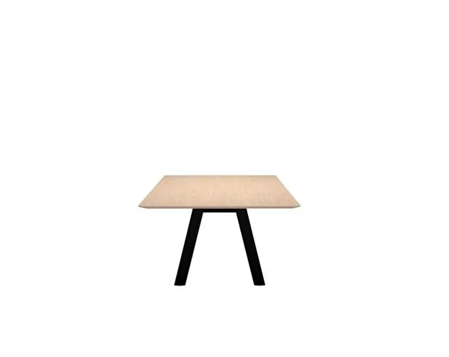 Andreu World RADIAL CONFERENCE table, oak/black ME9072 - Image 2