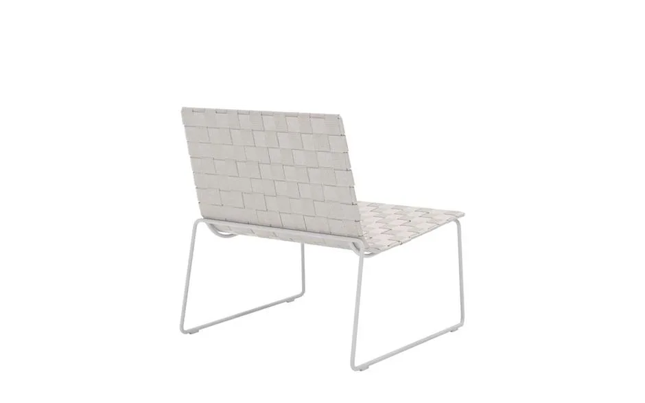 Andreu World TRENZA lounge chair, white BU0702 - Image 2