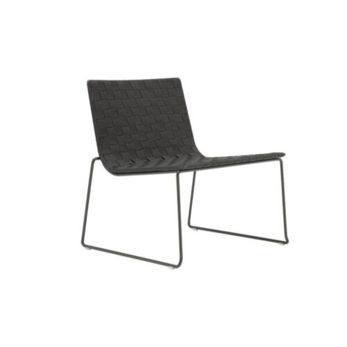 Andreu World TRENZA lounge chair, black BU0702