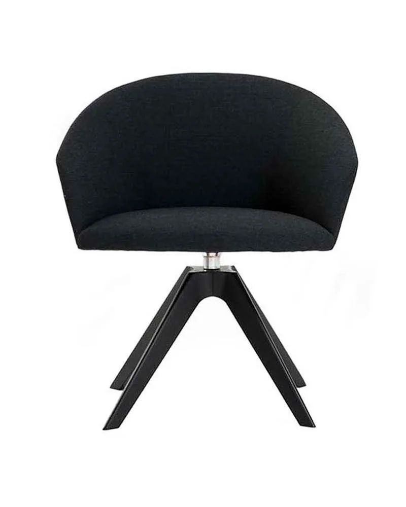 Andreu World BRANDY -tuoli, tummanharmaa/musta pyökki SO2997 - Image 2