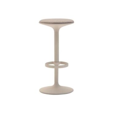 Andreu World HULA barstool 76 cm, upholstered seat, sand BQ2795