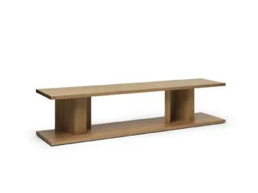 Massproductions BIT side table 147 cm, natural oak