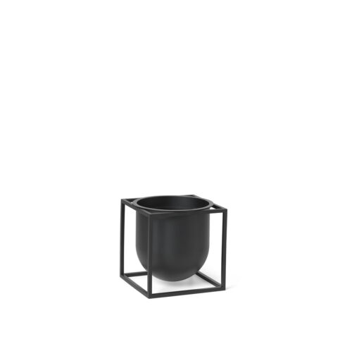 Audo Copenhagen KUBUS FLOWERPOT 14 -ruukku (4kpl jäljellä), musta, outlet