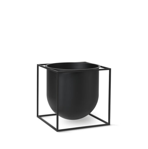 Audo Copenhagen KUBUS FLOWERPOT 23 -ruukku (3kpl jäljellä), musta, outlet