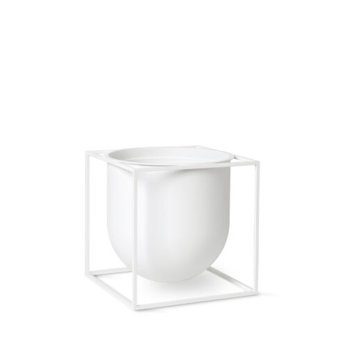 Audo Copenhagen KUBUS FLOWERPOT 23 -ruukku, valkoinen, outlet