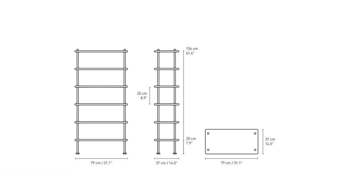 Carl Hansen BM0253 kirjahylly, korkea, öljytty tammi - Image 5