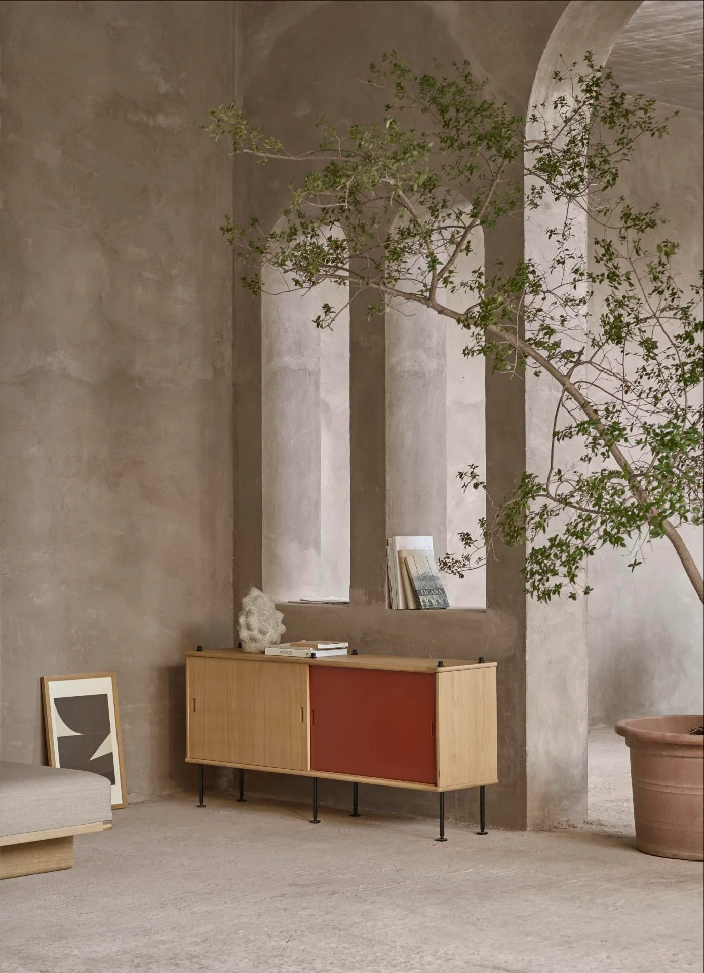 Carl Hansen BM0253 cabinet, oiled oak / grey - Image 3