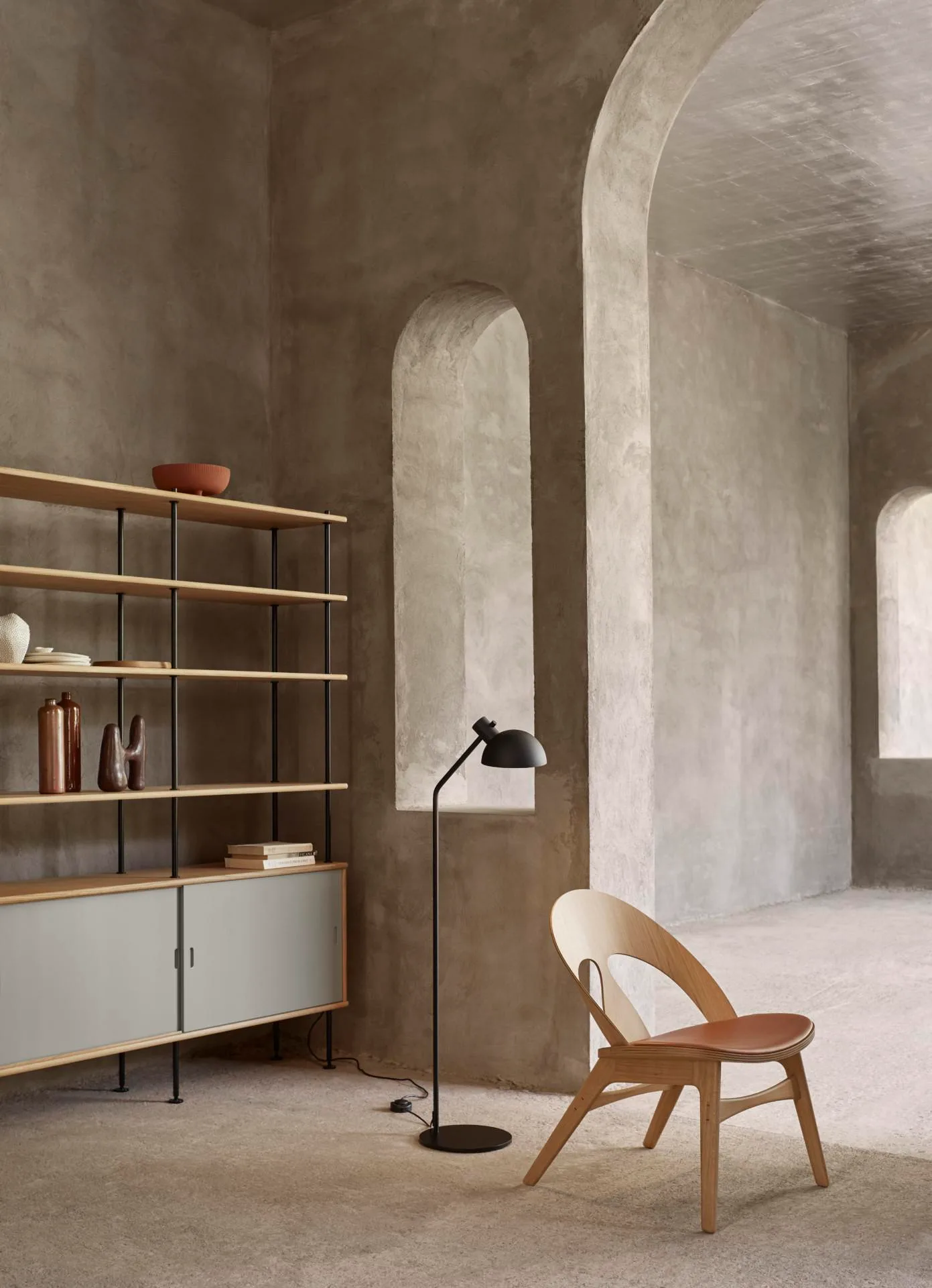 Carl Hansen BM0253 hylly, matala, öljytty pähkinä - Image 3