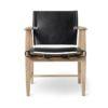 Carl Hansen BM1106 HUNTSMAN chair, white oiled oak / leather