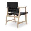 Carl Hansen BM1106 HUNTSMAN chair, white oiled oak / leather - Image 2