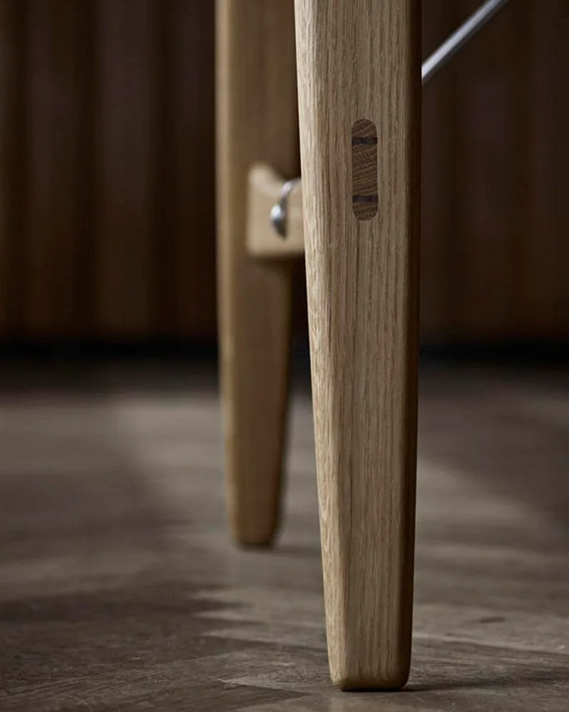 Carl Hansen BM1160 -pöytä, öljytty tammi/ruostumaton teräs - Image 3