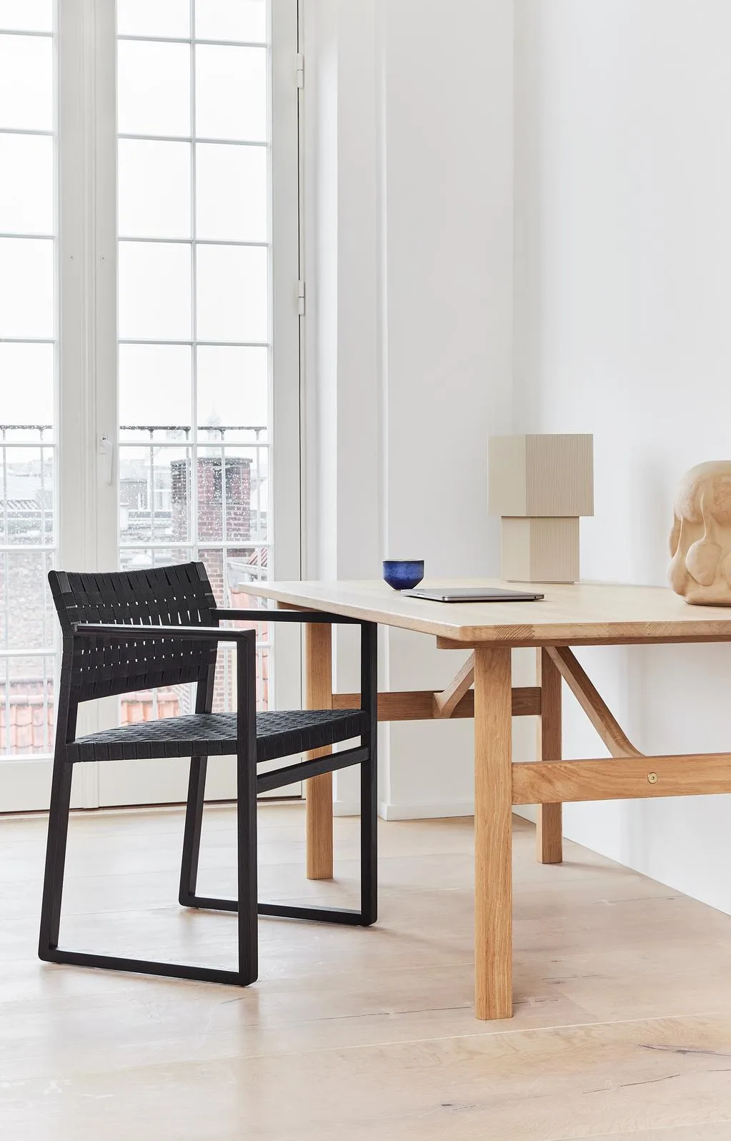 Fredericia BM84 6284 -dining table, 180x90 cm, light oiled oak - Image 2