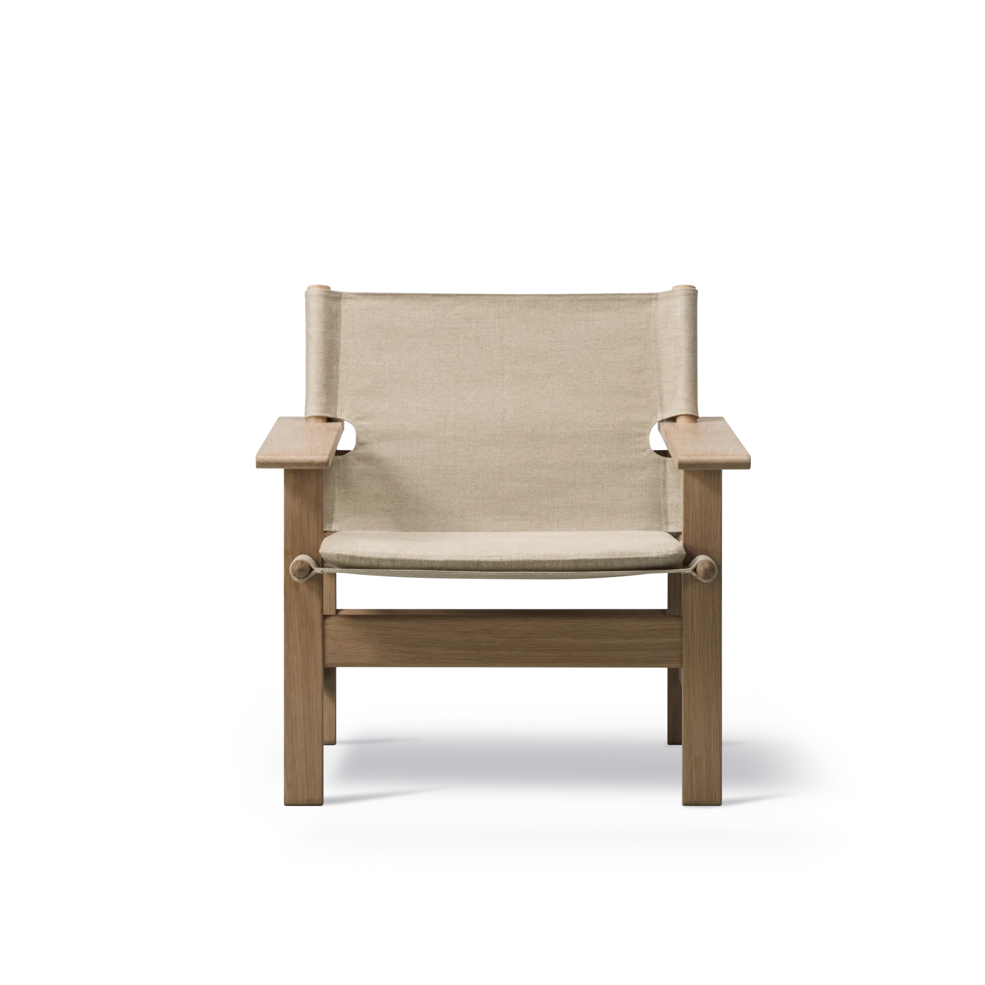 Fredericia THE CANVAS CHAIR -nojatuoli, luonnonväri/valkoöljytty tammi