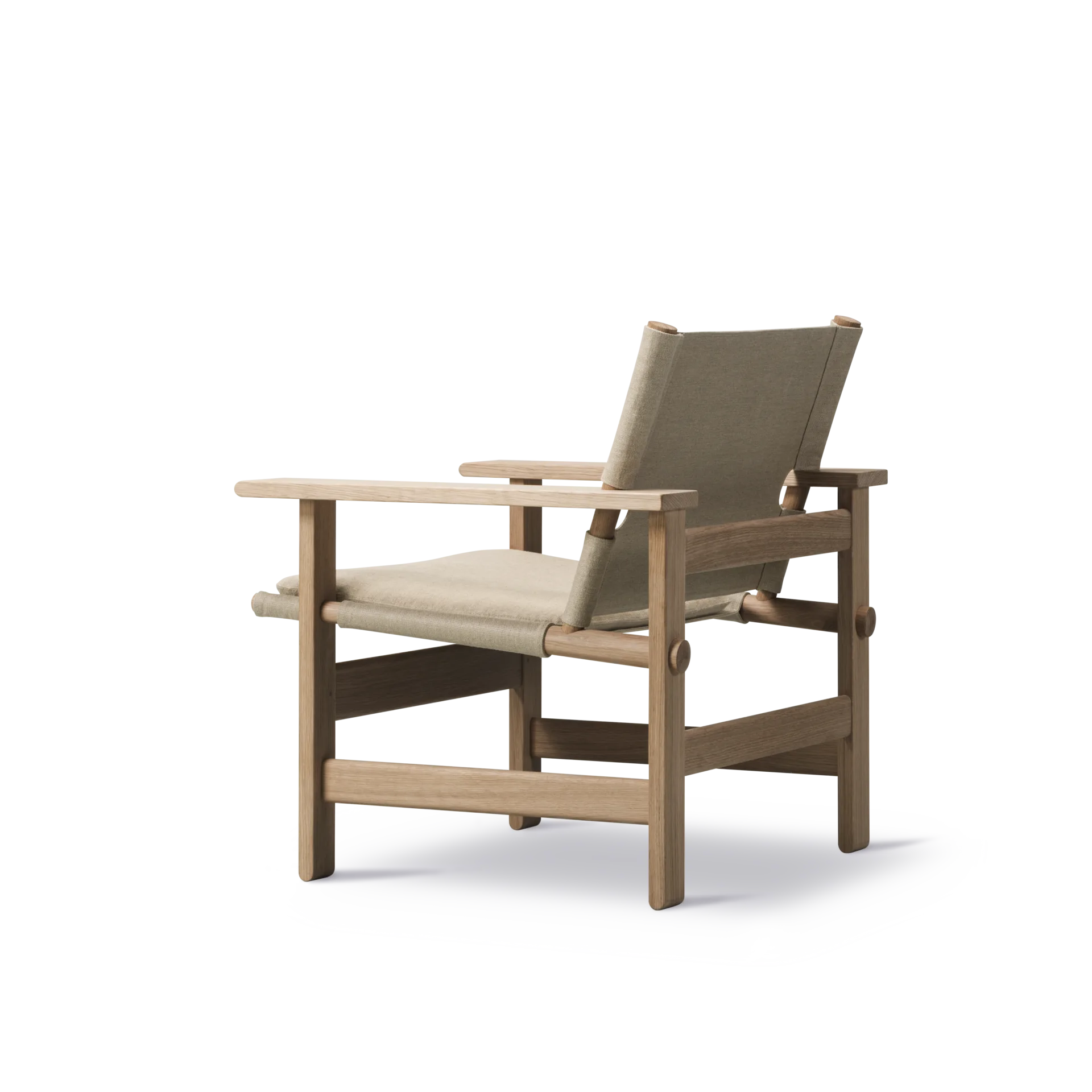 Fredericia THE CANVAS CHAIR -nojatuoli, luonnonväri/valkoöljytty tammi - Image 4