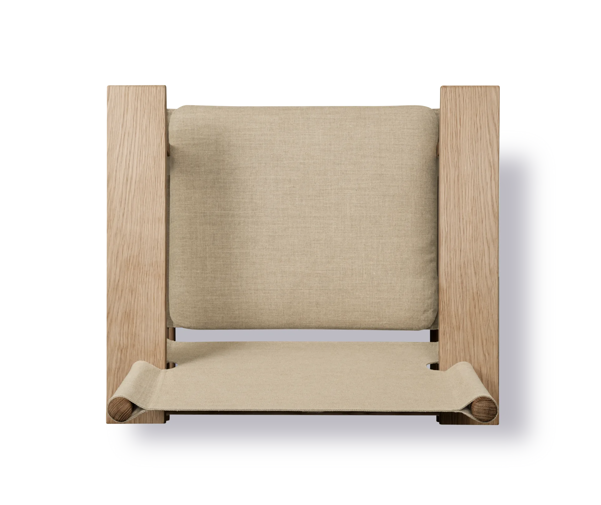 Fredericia THE CANVAS CHAIR -nojatuoli, luonnonväri/valkoöljytty tammi - Image 5