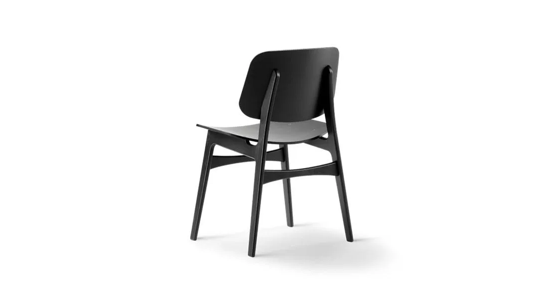 Fredericia SØBORG 3050 chair, black lacquered oak - Image 3