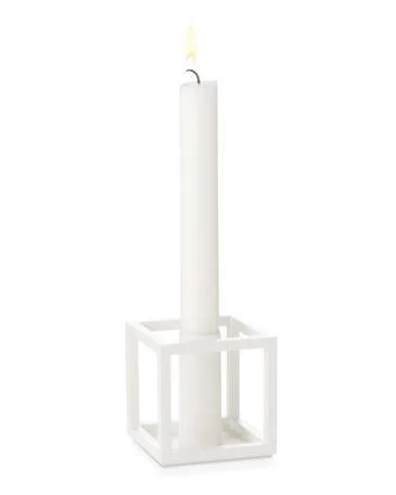 Audo Copenhagen KUBUS 1 -kynttilänjalka, valkoinen